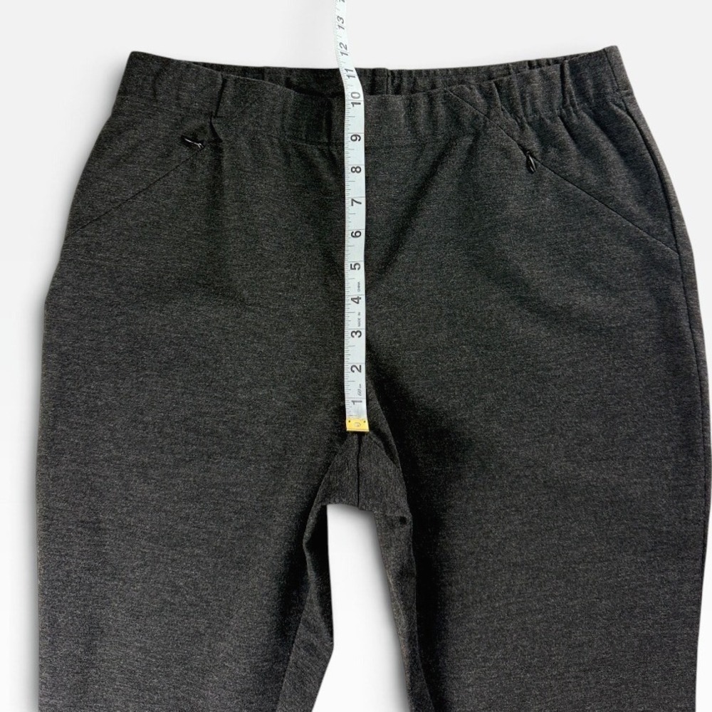 J. Jill Ponto Leggings Womens M Gray Ponte Knit Zip Pocket Skinny Pants NWOT - Picture 7 of 9